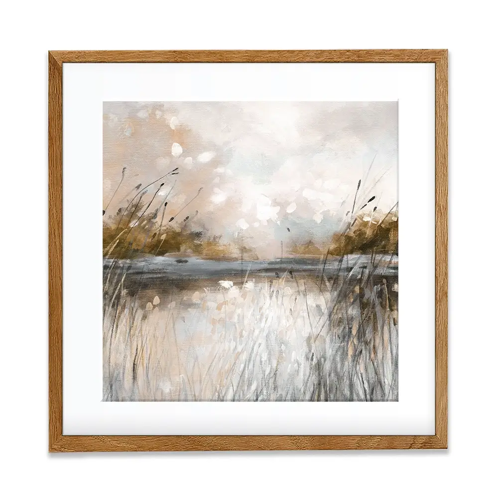 Honeybloom Lake View Square Framed Art Print Honeybloom Lake View Square Framed Art Print wall art product Carol Robinson