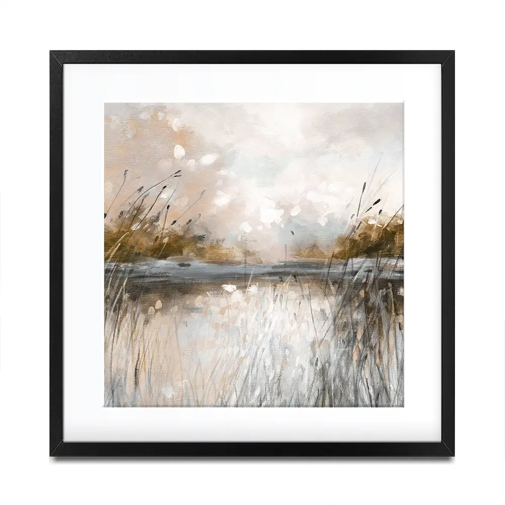 Honeybloom Lake View Square Framed Art Print Honeybloom Lake View Square Framed Art Print wall art product Carol Robinson