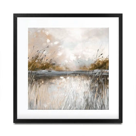 Honeybloom Lake View Square Framed Art Print Honeybloom Lake View Square Framed Art Print wall art product Carol Robinson