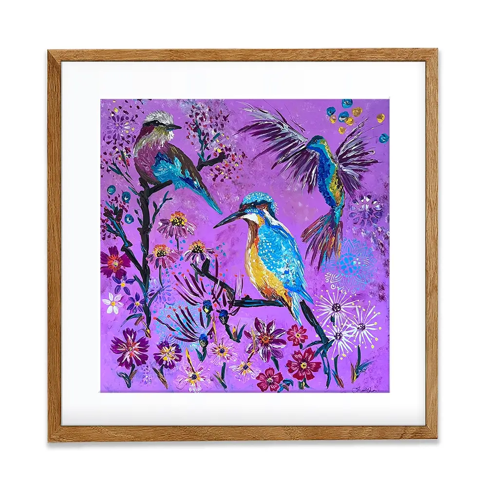 Hong Kong Garden Square Framed Art Print Hong Kong Garden Square Framed Art Print wall art product Jo Mulligan