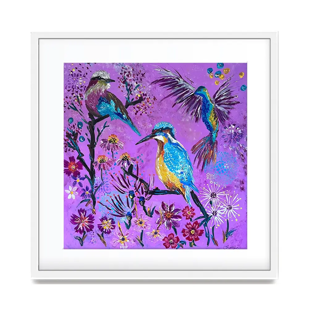 Hong Kong Garden Square Framed Art Print Hong Kong Garden Square Framed Art Print wall art product Jo Mulligan