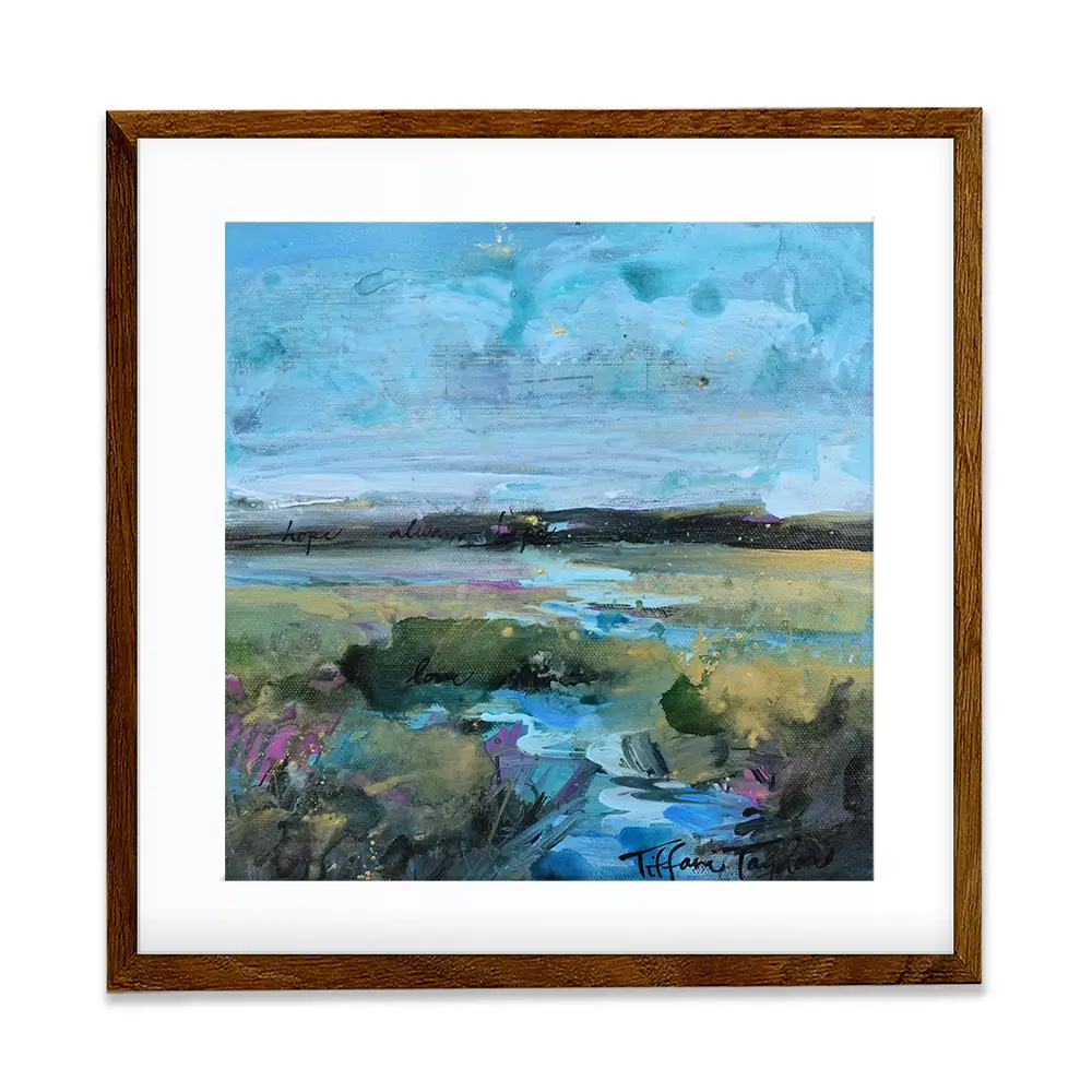Hope Always Hope Square Framed Art Print Hope Always Hope Square Framed Art Print wall art product Tiffani Taylor - Independent