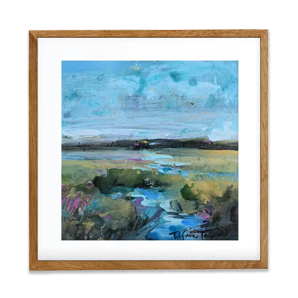 Hope Always Hope Square Framed Art Print Hope Always Hope Square Framed Art Print wall art product Tiffani Taylor - Independent