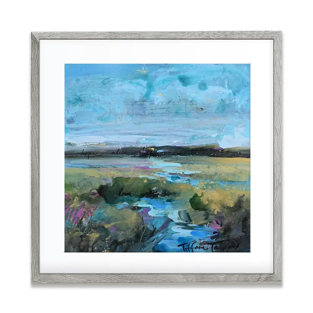 Hope Always Hope Square Framed Art Print Hope Always Hope Square Framed Art Print wall art product Tiffani Taylor - Independent