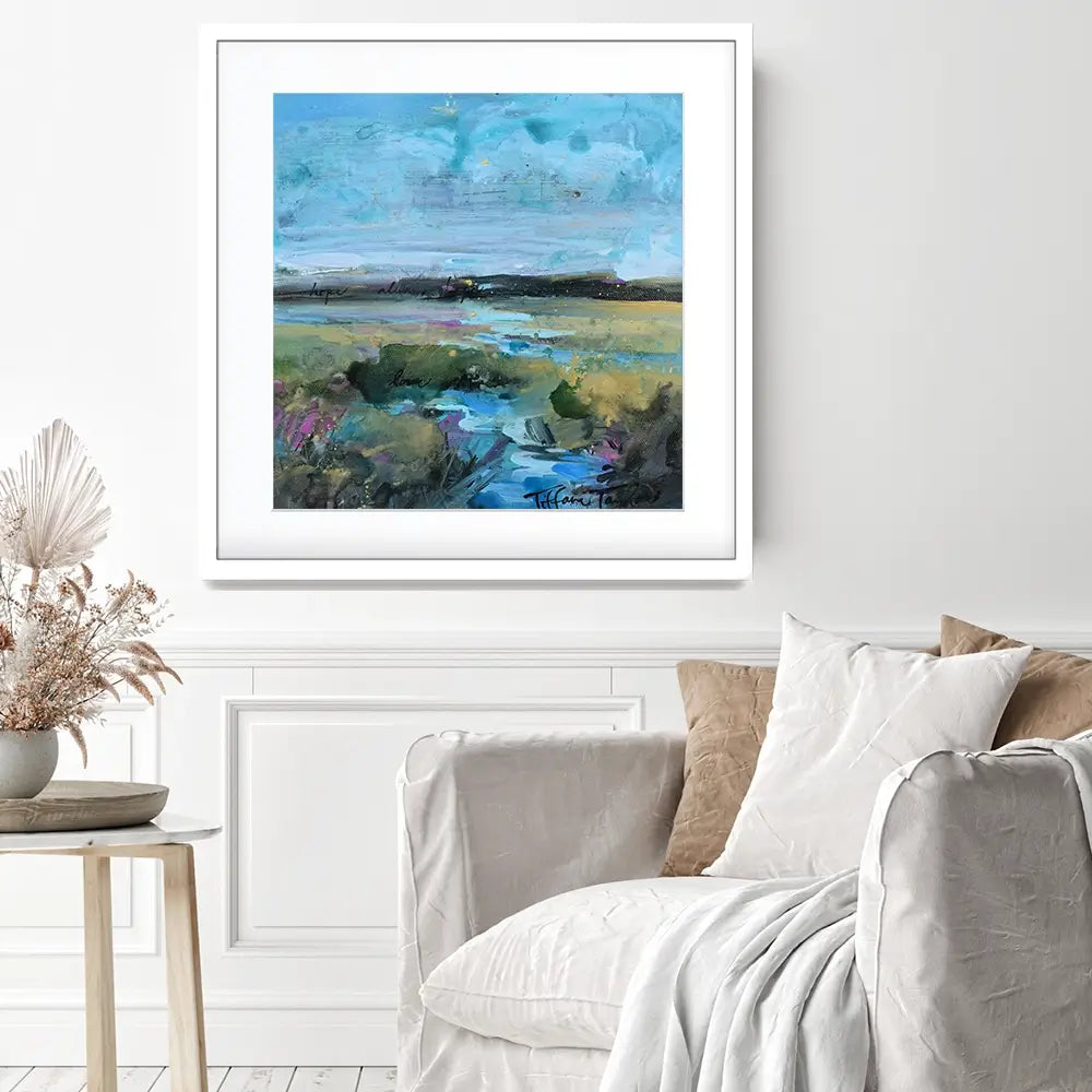 Hope Always Hope Square Framed Art Print Hope Always Hope Square Framed Art Print wall art product Tiffani Taylor - Independent