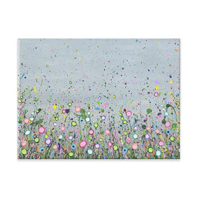 Hope Dances In The Flowers Canvas Print Hope Dances In The Flowers Canvas Print wall art product Jo Gough