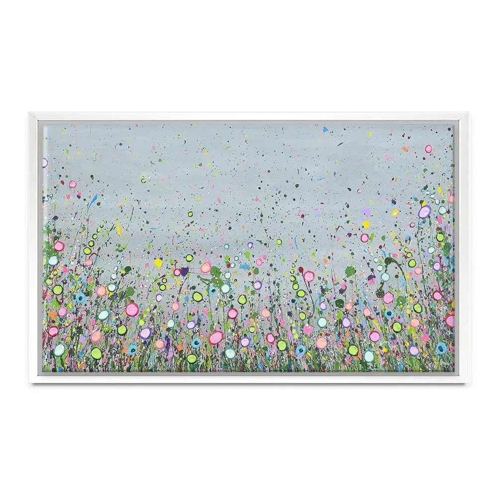 Hope Dances In The Flowers Canvas Print Hope Dances In The Flowers Canvas Print wall art product Jo Gough