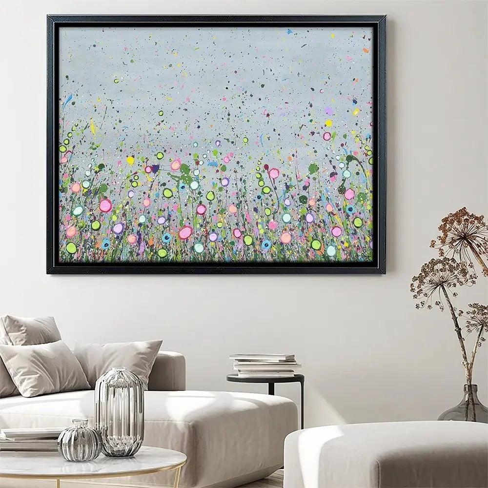 Hope Dances In The Flowers Canvas Print Hope Dances In The Flowers Canvas Print wall art product Jo Gough