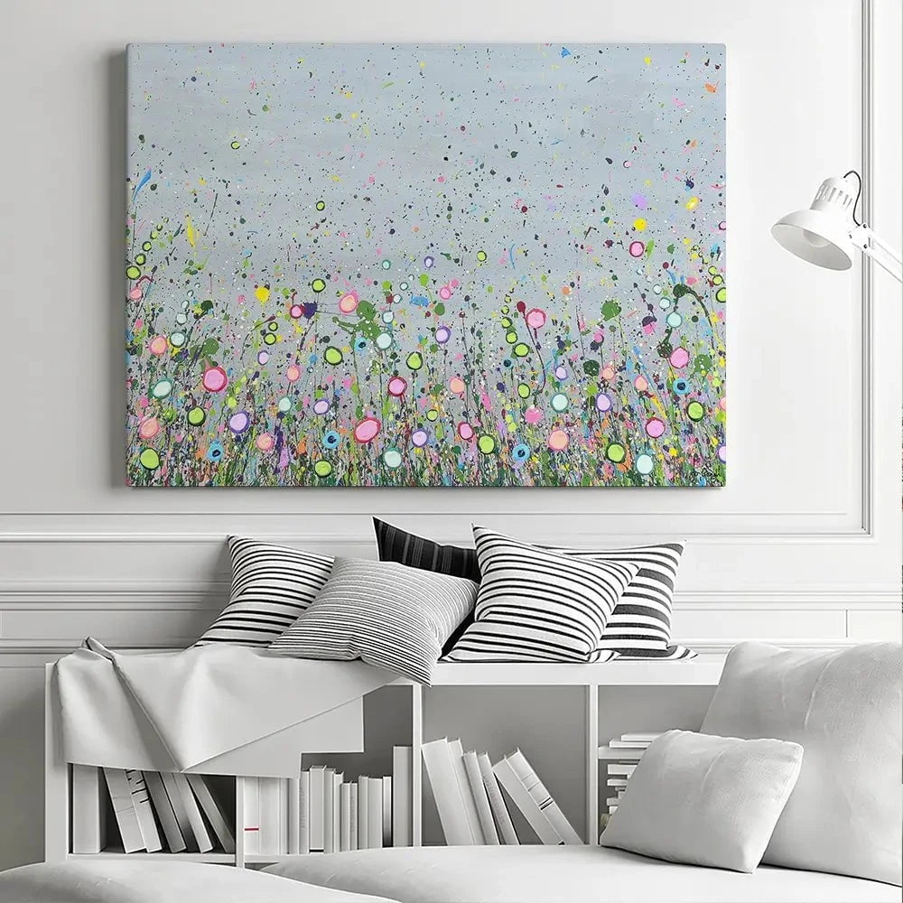 Hope Dances In The Flowers Canvas Print Hope Dances In The Flowers Canvas Print wall art product Jo Gough