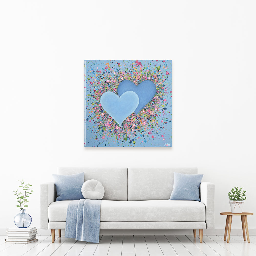 Hope In Our Hearts Canvas Print Hope In Our Hearts Canvas Print wall art product Jo Gough