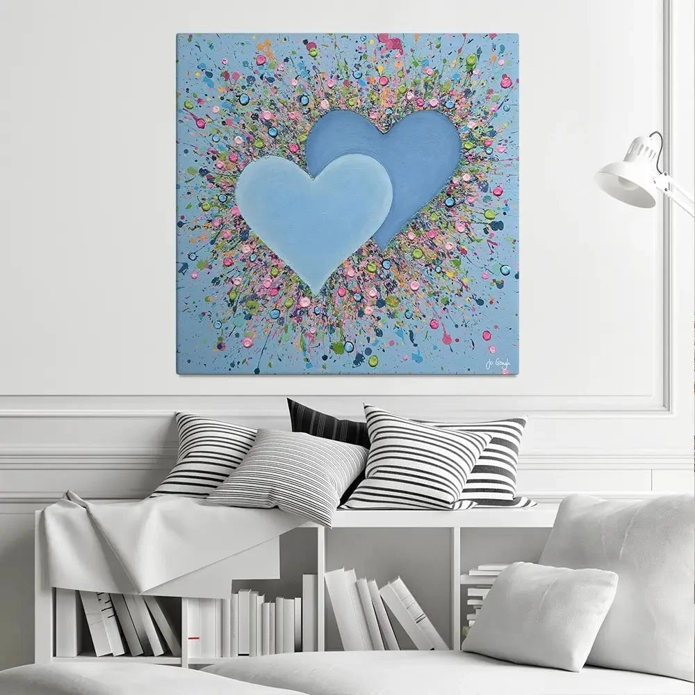 Hope In Our Hearts Canvas Print Hope In Our Hearts Canvas Print wall art product Jo Gough