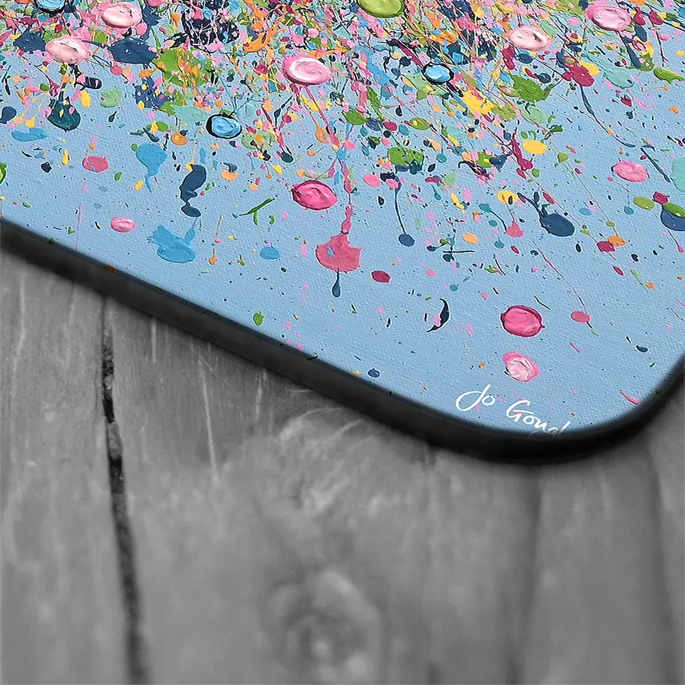 Hope In Our Hearts Coaster Set Rainbow Soul Tree Coaster Set | Rainbow Soul Tree Art Coasters wall art product Jo Gough