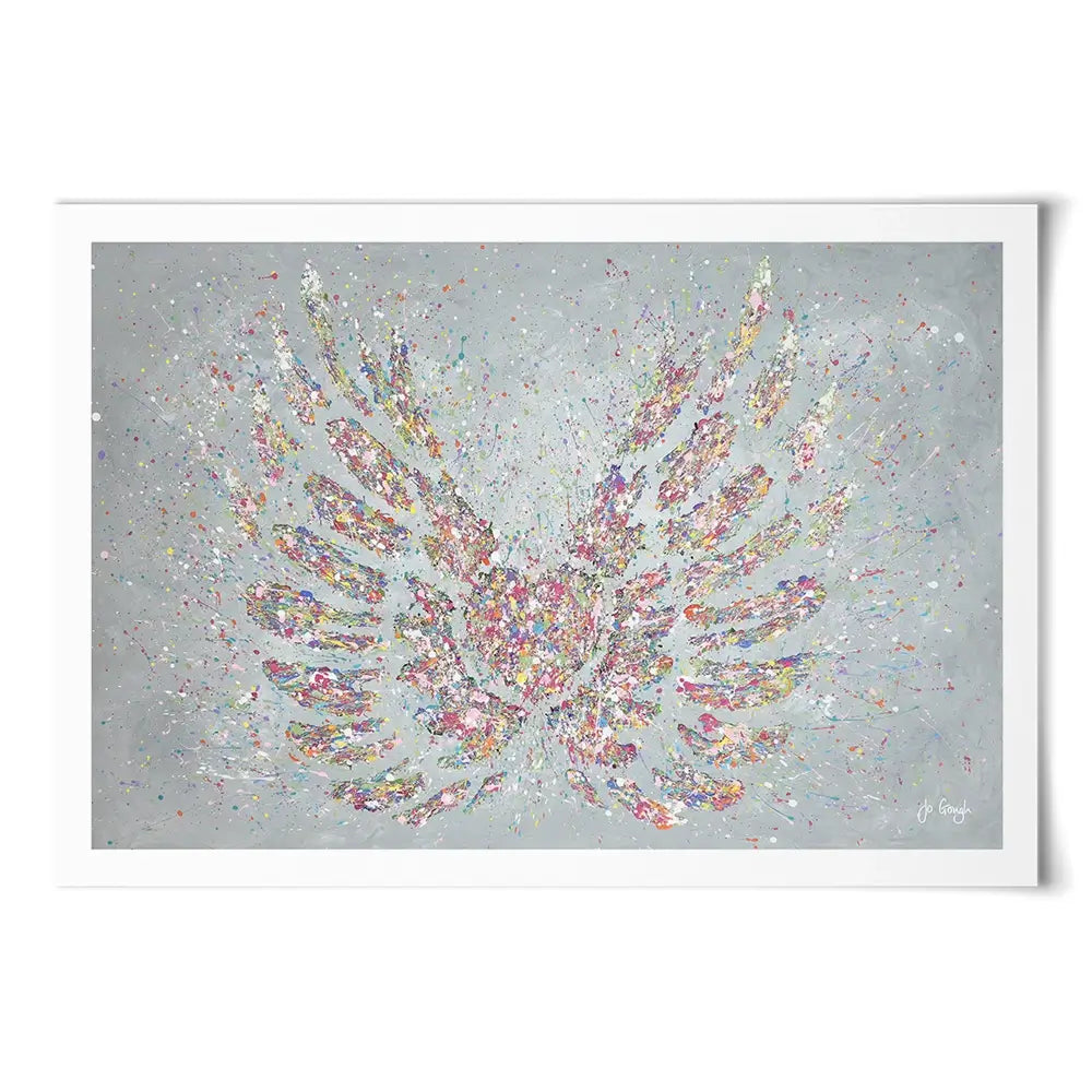 Hope Is Your Heart With Wings Art Print Hope Is Your Heart With Wings Art Print wall art product Jo Gough