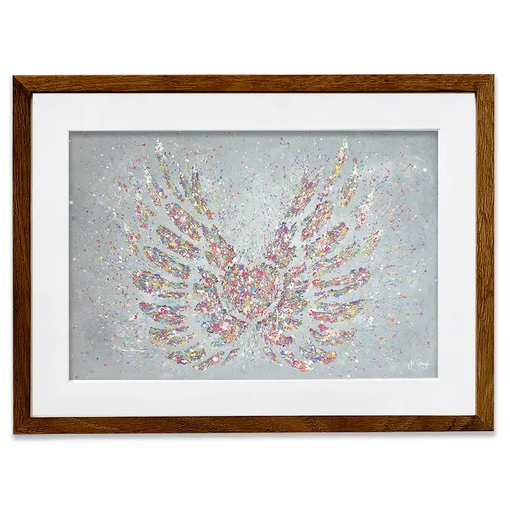Hope Is Your Heart With Wings Framed Art Print Hope Is Your Heart With Wings Framed Art Print wall art product Jo Gough