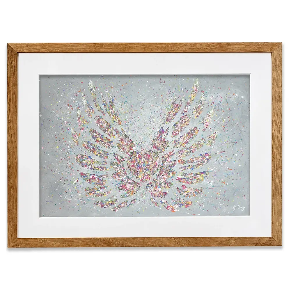 Hope Is Your Heart With Wings Framed Art Print Hope Is Your Heart With Wings Framed Art Print wall art product Jo Gough