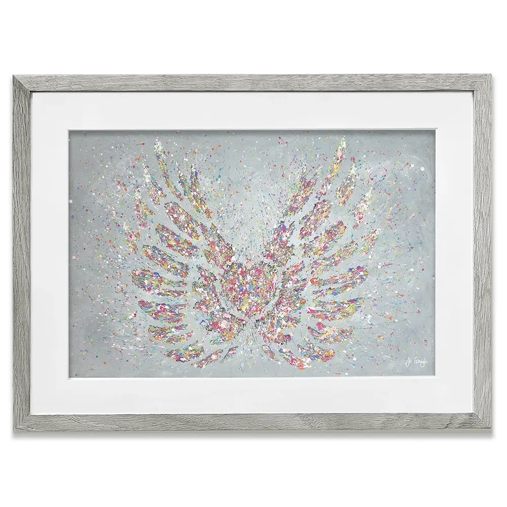 Hope Is Your Heart With Wings Framed Art Print Hope Is Your Heart With Wings Framed Art Print wall art product Jo Gough