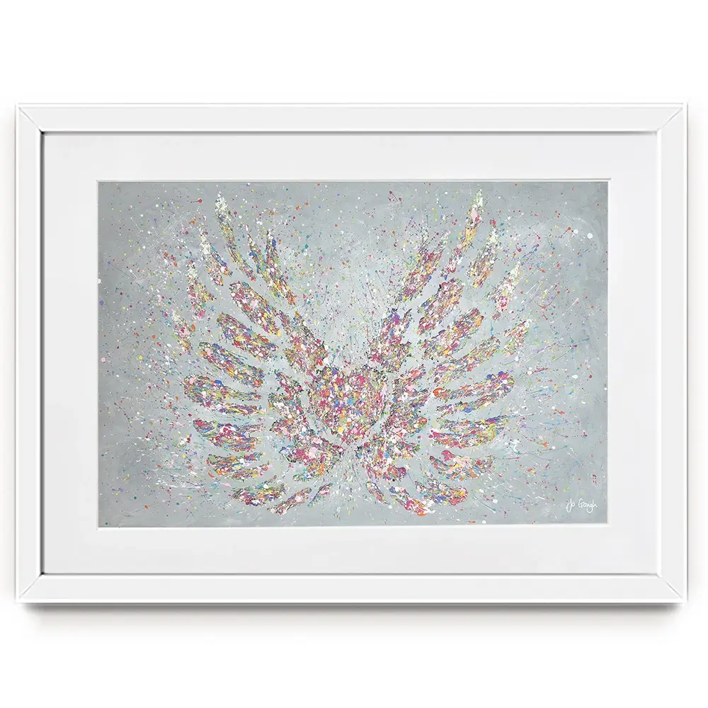 Hope Is Your Heart With Wings Framed Art Print Hope Is Your Heart With Wings Framed Art Print wall art product Jo Gough