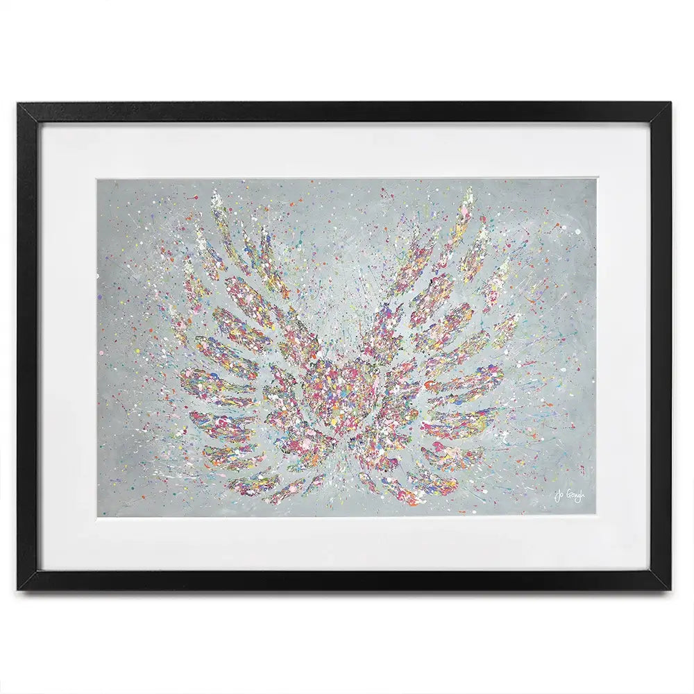 Hope Is Your Heart With Wings Framed Art Print Hope Is Your Heart With Wings Framed Art Print wall art product Jo Gough