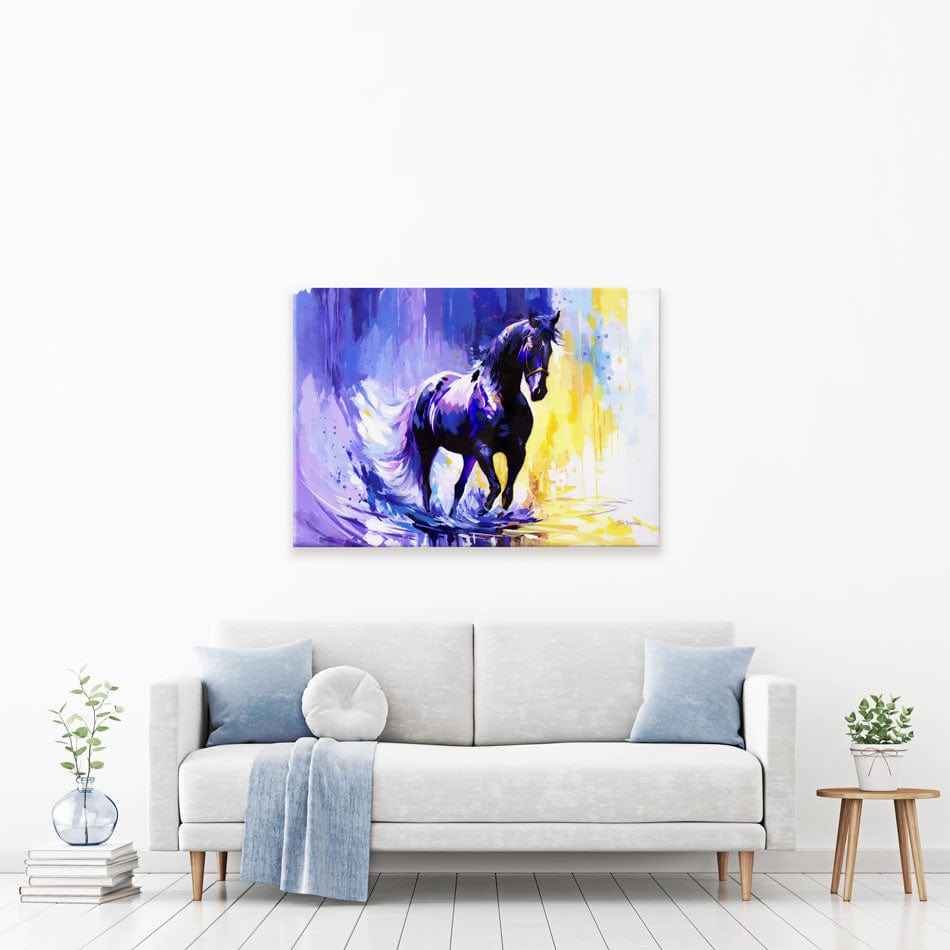 Horse In The Whisper Of The Wind Canvas Print wall art product Leon Devenice