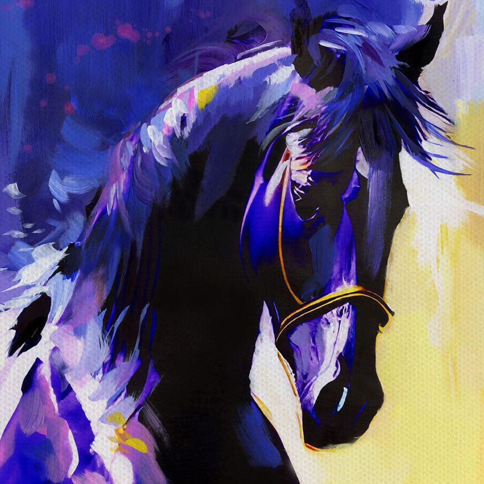 Horse In The Whisper Of The Wind Canvas Print wall art product Leon Devenice