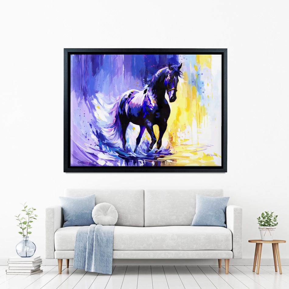 Horse In The Whisper Of The Wind Canvas Print wall art product Leon Devenice