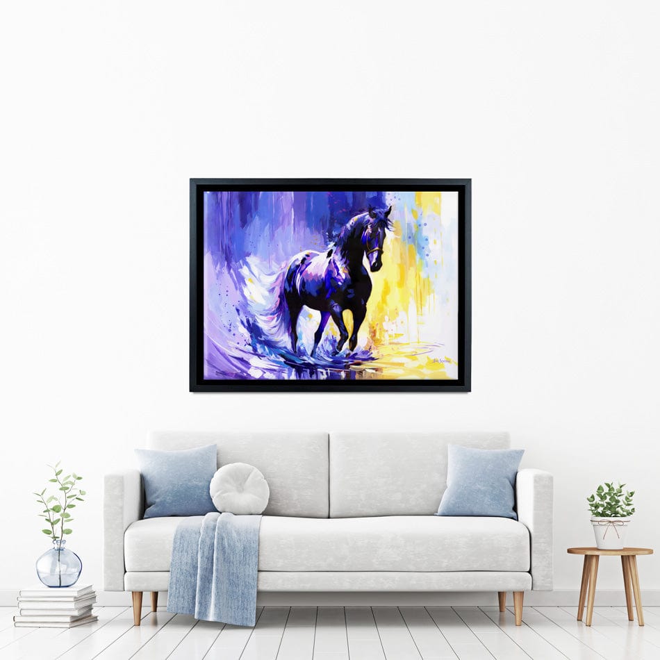 Horse In The Whisper Of The Wind Canvas Print wall art product Leon Devenice