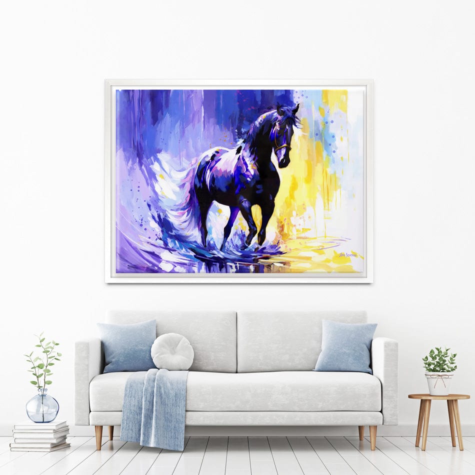 Horse In The Whisper Of The Wind Canvas Print wall art product Leon Devenice