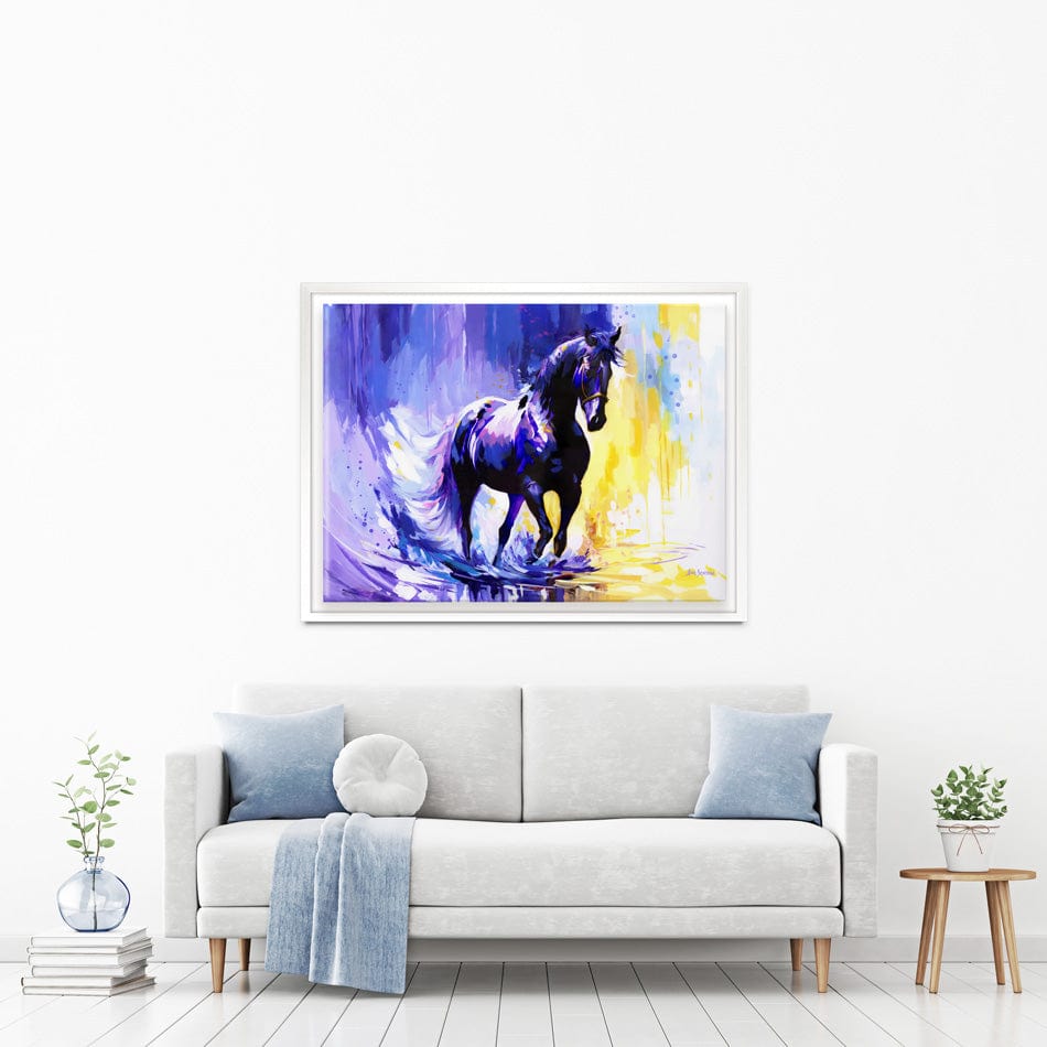 Horse In The Whisper Of The Wind Canvas Print wall art product Leon Devenice