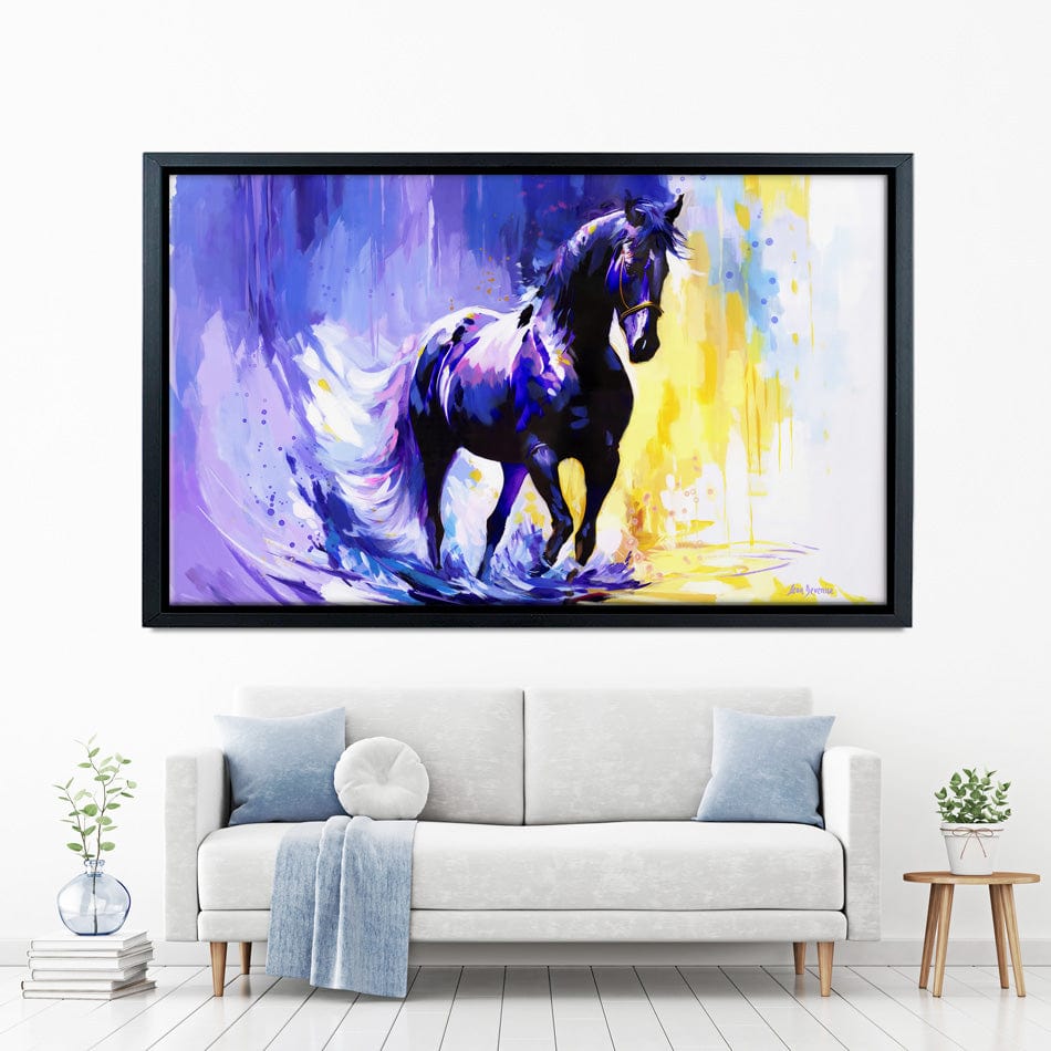 Horse In The Whisper Of The Wind Canvas Print wall art product Leon Devenice