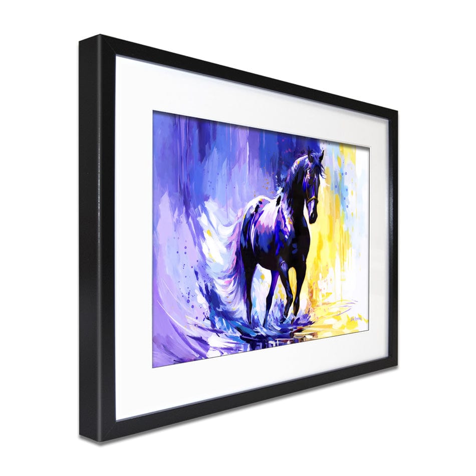 Horse In The Whisper Of The Wind Framed Art Print wall art product Leon Devenice
