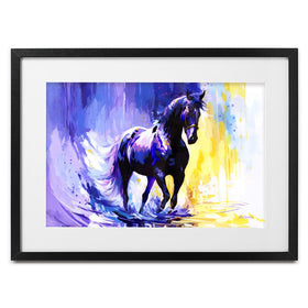 Horse In The Whisper Of The Wind Framed Art Print wall art product Leon Devenice
