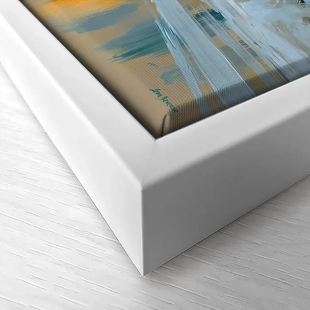 Horses Galloping On The Beach At Sunset Canvas Print Horses Galloping On The Beach At Sunset Canvas Print wall art product Leon Devenice
