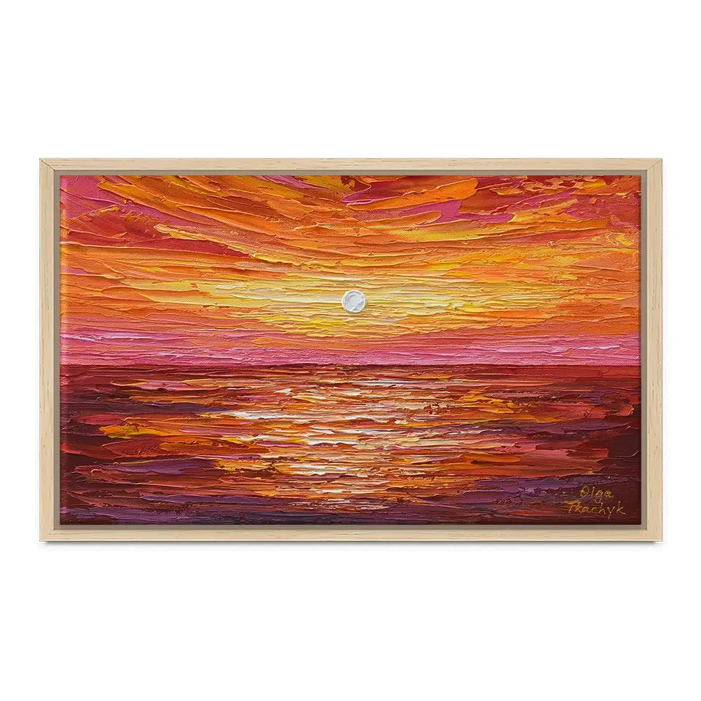 Hot Summer Sunset Canvas Print Hot Summer Sunset Canvas Print wall art product Olga Tkachyk