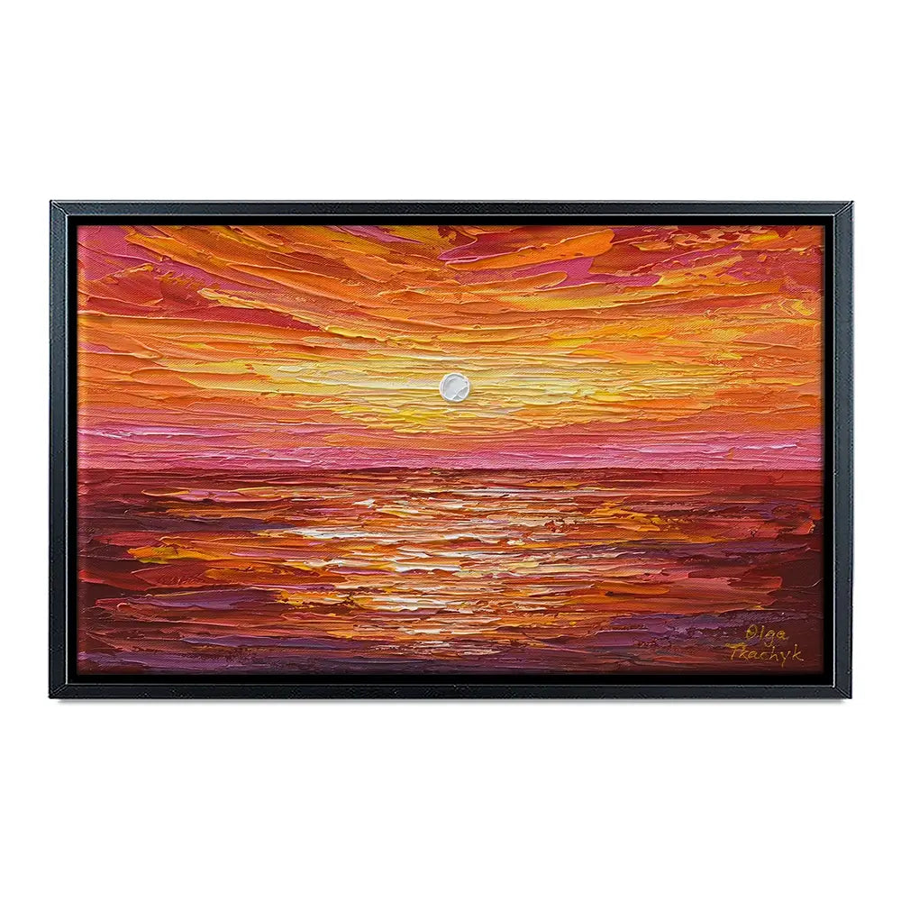 Hot Summer Sunset Canvas Print Hot Summer Sunset Canvas Print wall art product Olga Tkachyk