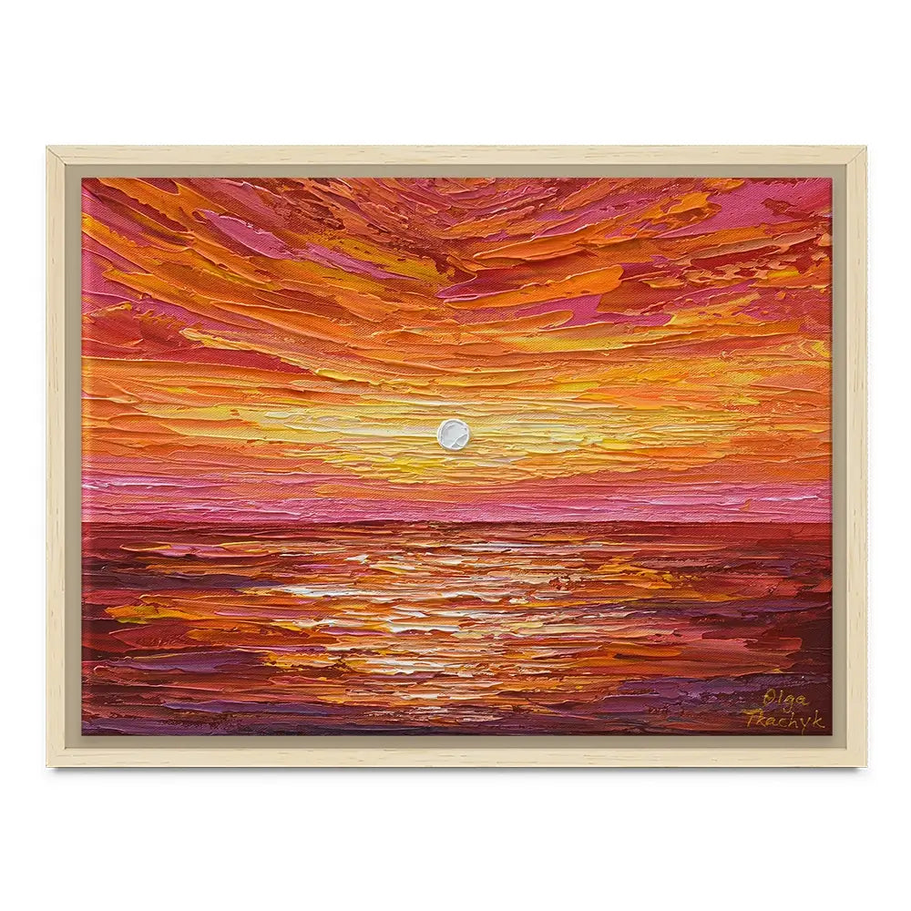 Hot Summer Sunset Canvas Print Hot Summer Sunset Canvas Print wall art product Olga Tkachyk