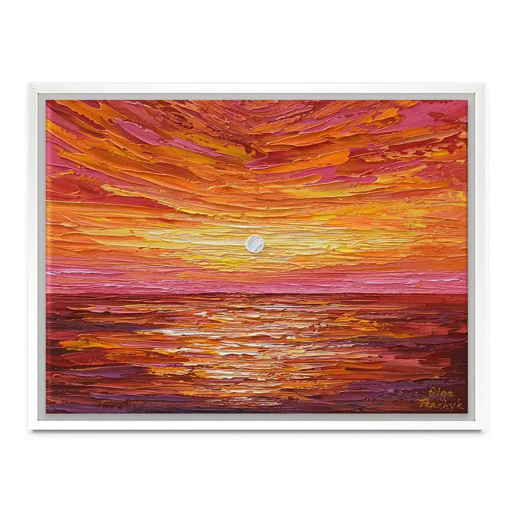 Hot Summer Sunset Canvas Print Hot Summer Sunset Canvas Print wall art product Olga Tkachyk