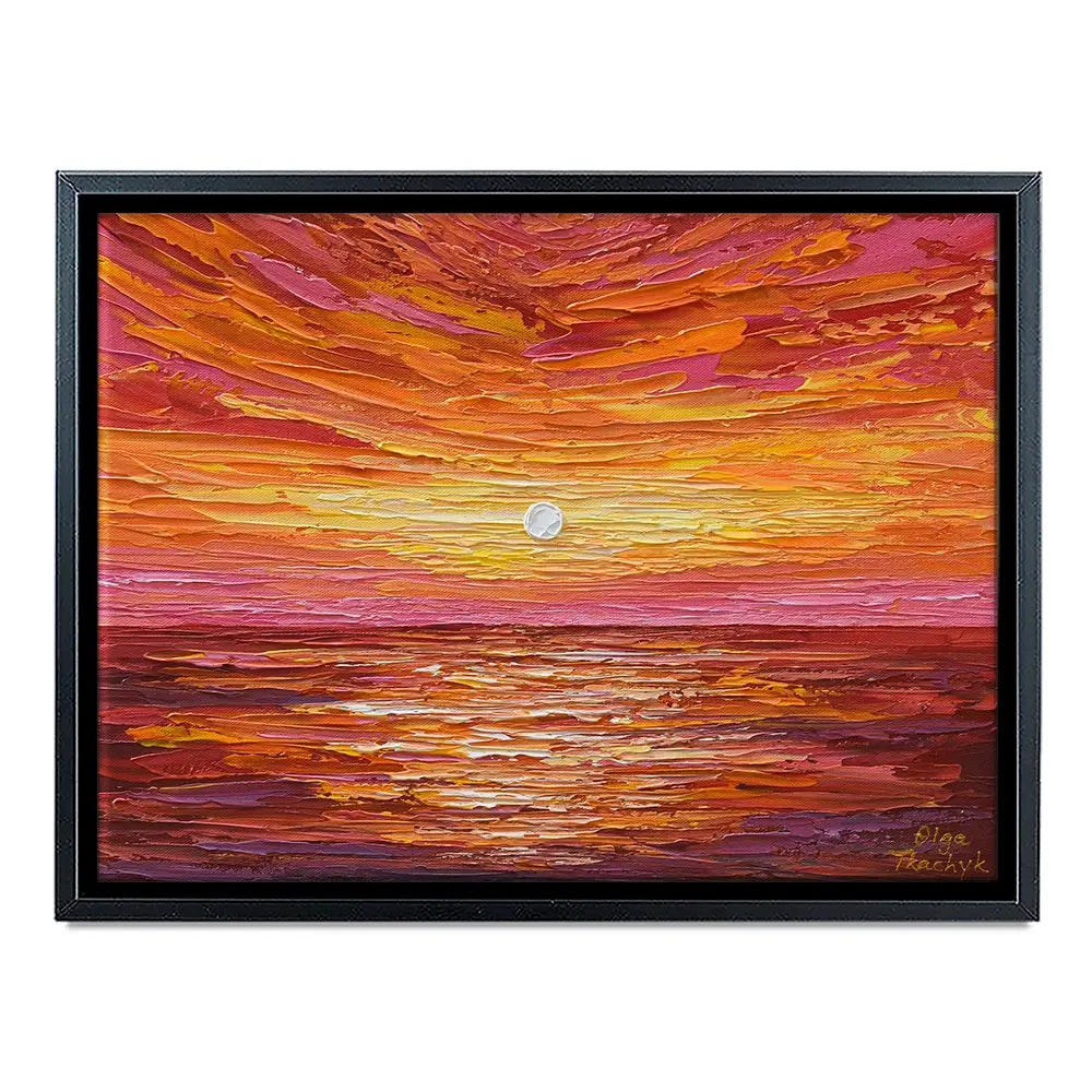 Hot Summer Sunset Canvas Print Hot Summer Sunset Canvas Print wall art product Olga Tkachyk