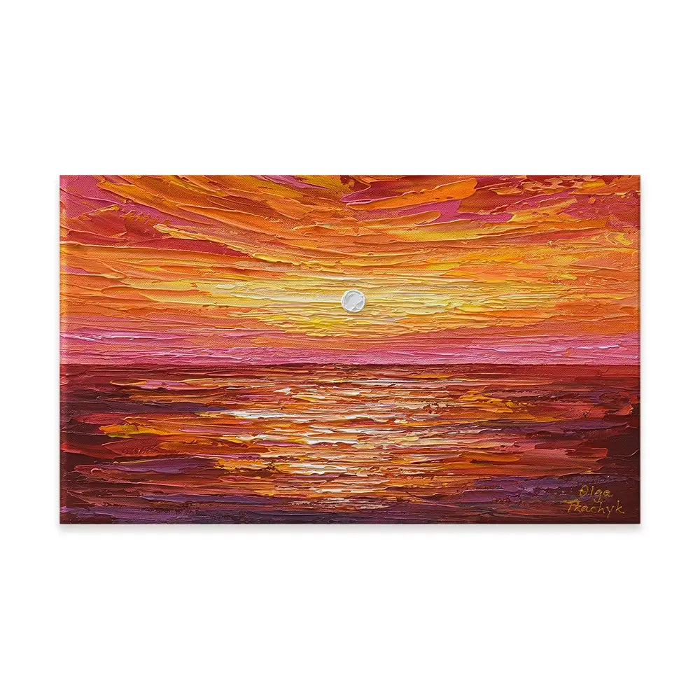 Hot Summer Sunset Canvas Print Hot Summer Sunset Canvas Print wall art product Olga Tkachyk