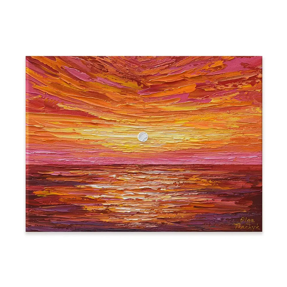 Hot Summer Sunset Canvas Print Hot Summer Sunset Canvas Print wall art product Olga Tkachyk