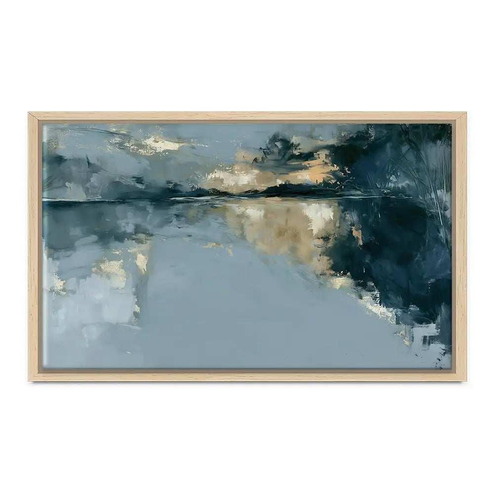 Hour Of Slow Reflection Canvas Print Hour Of Slow Reflection Canvas Print wall art product Chromatic Storm Studio