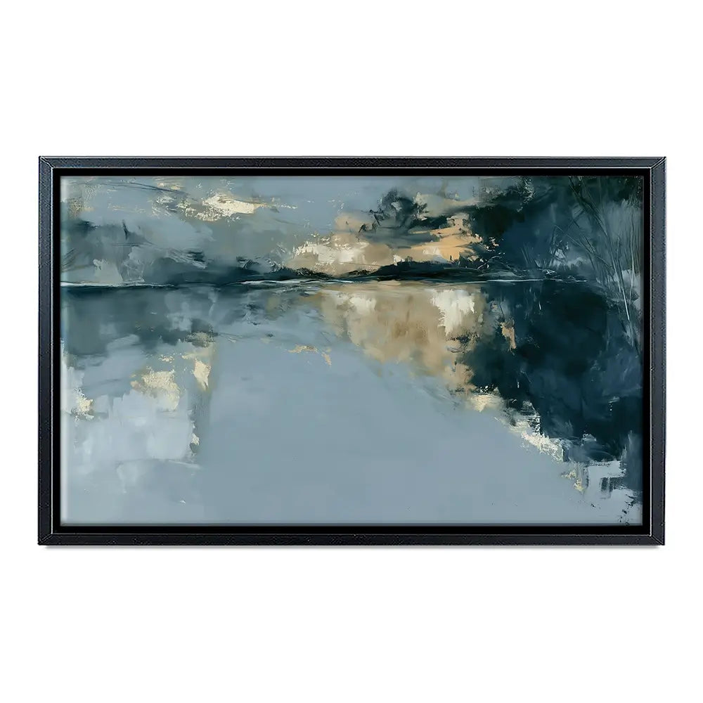 Hour Of Slow Reflection Canvas Print Hour Of Slow Reflection Canvas Print wall art product Chromatic Storm Studio
