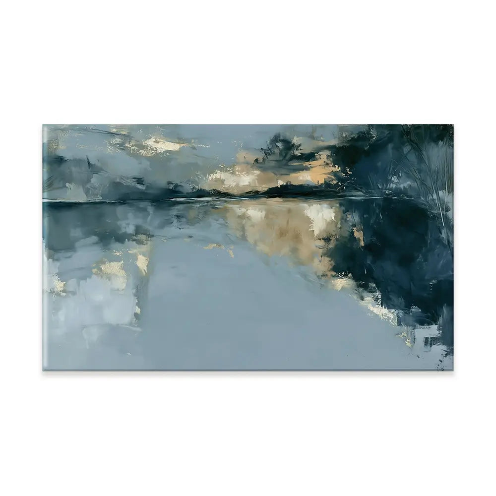 Hour Of Slow Reflection Canvas Print Hour Of Slow Reflection Canvas Print wall art product Chromatic Storm Studio