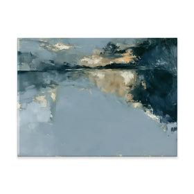 Hour Of Slow Reflection Canvas Print Hour Of Slow Reflection Canvas Print wall art product Chromatic Storm Studio