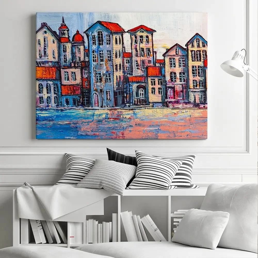 Houses Canvas Print Houses Canvas Print wall art product S-BELOV / Shutterstock