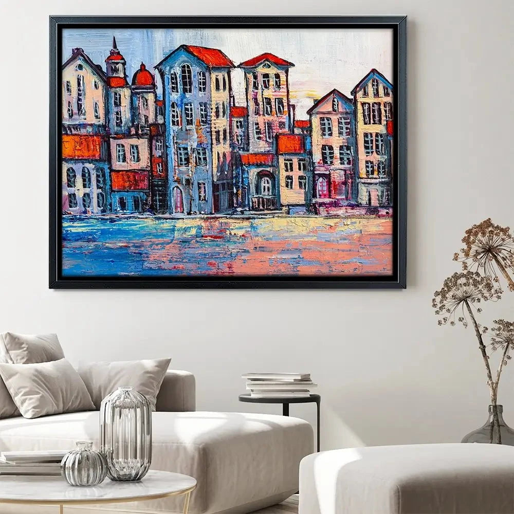 Houses Canvas Print Houses Canvas Print wall art product S-BELOV / Shutterstock