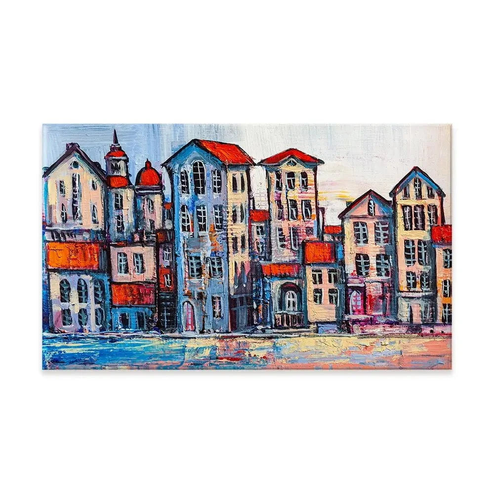 Houses Canvas Print Houses Canvas Print wall art product S-BELOV / Shutterstock