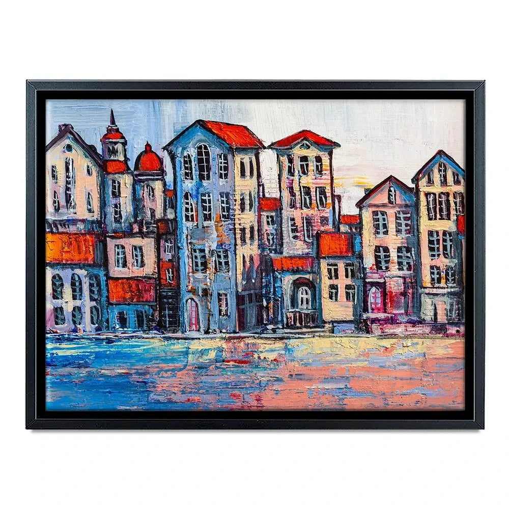 Houses Canvas Print Houses Canvas Print wall art product S-BELOV / Shutterstock