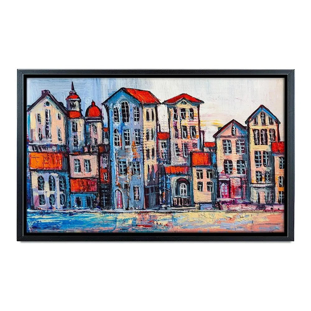 Houses Canvas Print Houses Canvas Print wall art product S-BELOV / Shutterstock