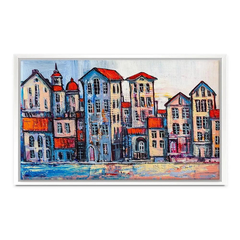 Houses Canvas Print Houses Canvas Print wall art product S-BELOV / Shutterstock