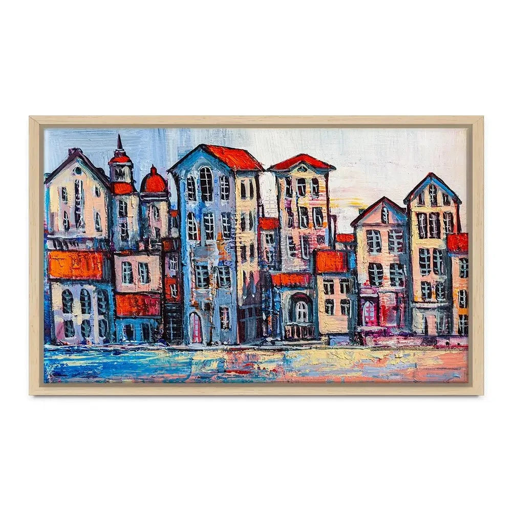 Houses Canvas Print Houses Canvas Print wall art product S-BELOV / Shutterstock